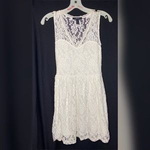 White Lacy Forever 21 Sundress